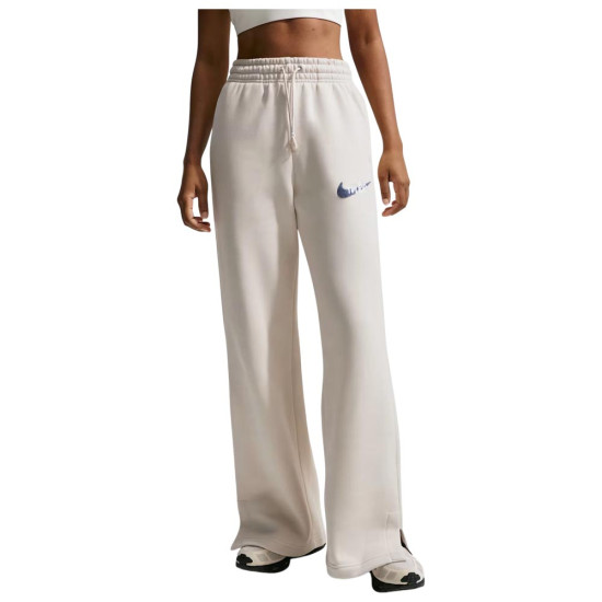 Nike Γυναικείο παντελόνι φόρμας Sportswear Phoenix Fleece High-Waisted Wide-Leg Logo Pants